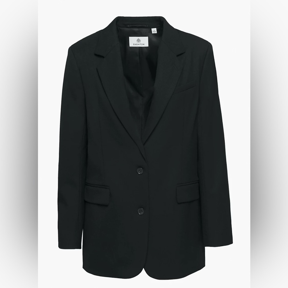 NWT Aritzia Babaton Agency Blazer in Black, size Large